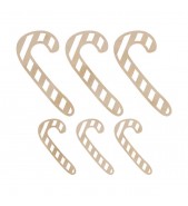 Kaisercraft Candy Canes Wood Flourishes